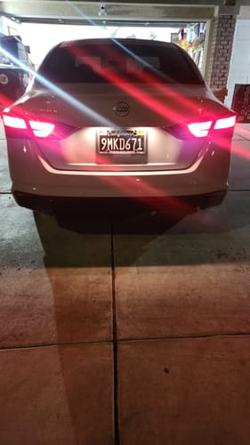 Customer photo review of 2011-2022 CALIFORNIA LICENSE PLATE DMV.CA.GOV - BLACK WITH WHITE TEXT 6"x12" (156.5mm x 305mm)