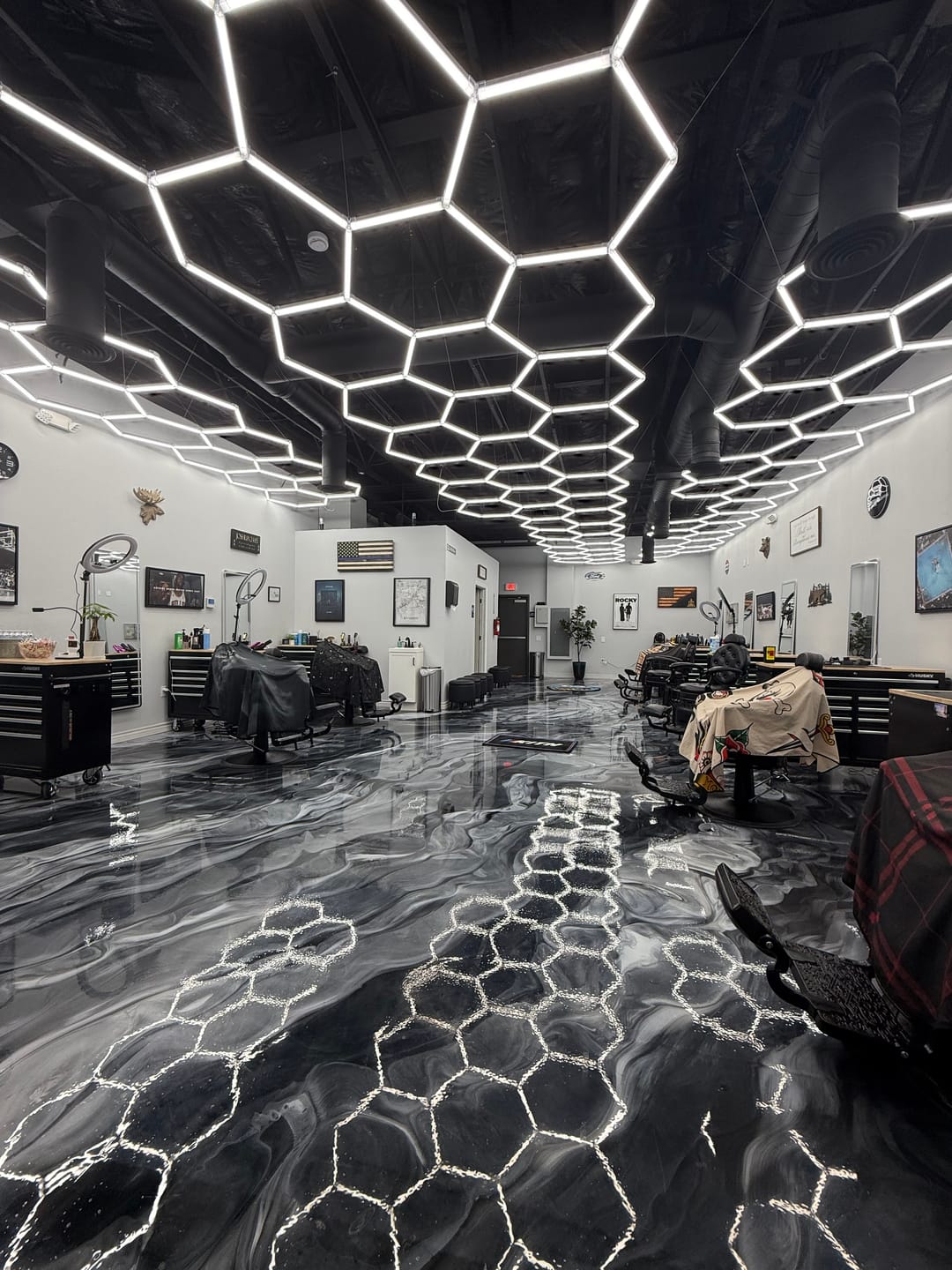 Customer photo review of Dimmable Hexagon Lights