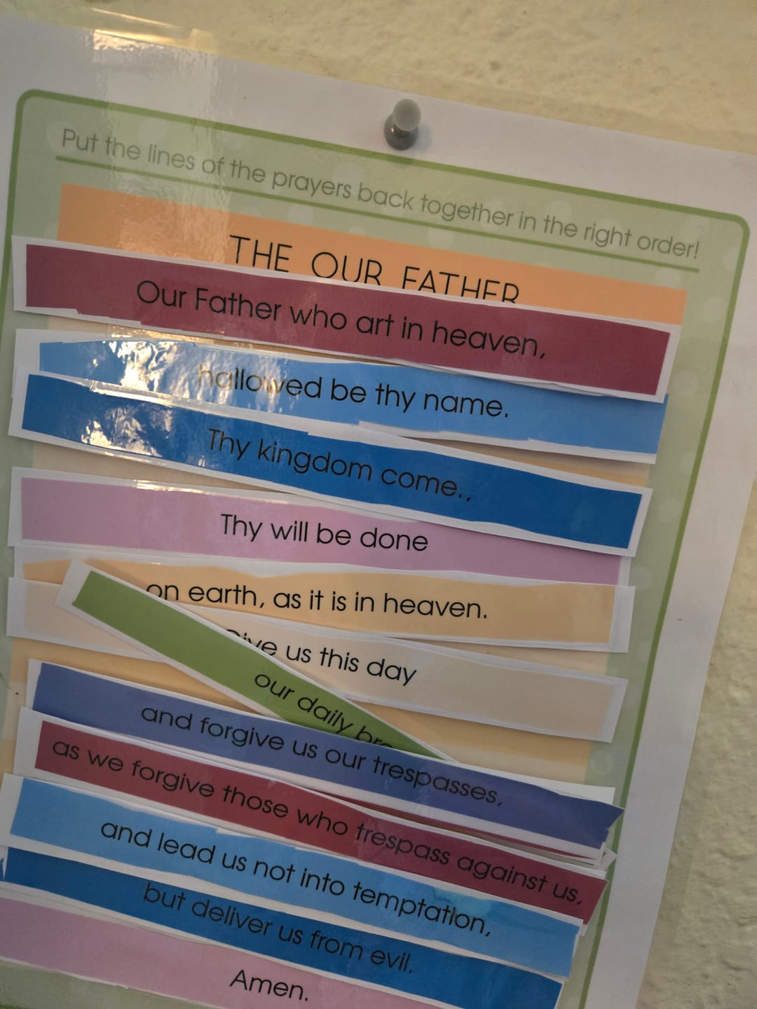 Customer photo review of Catholic Kids Busy Book - Digital Download
