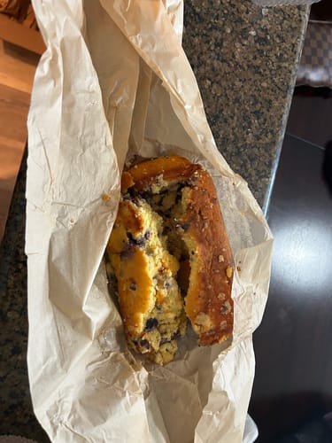 Customer photo review of No Sugar Added Low Carb Keto Pound Cake Loaf