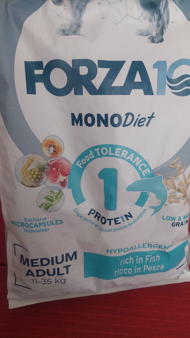 Customer photo review of Forza10 MonoDiet Medium Adult ar zivi