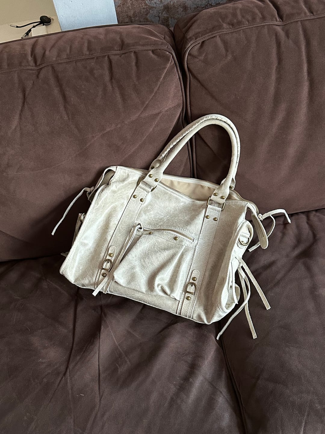 Customer photo review of It girl bag off white
