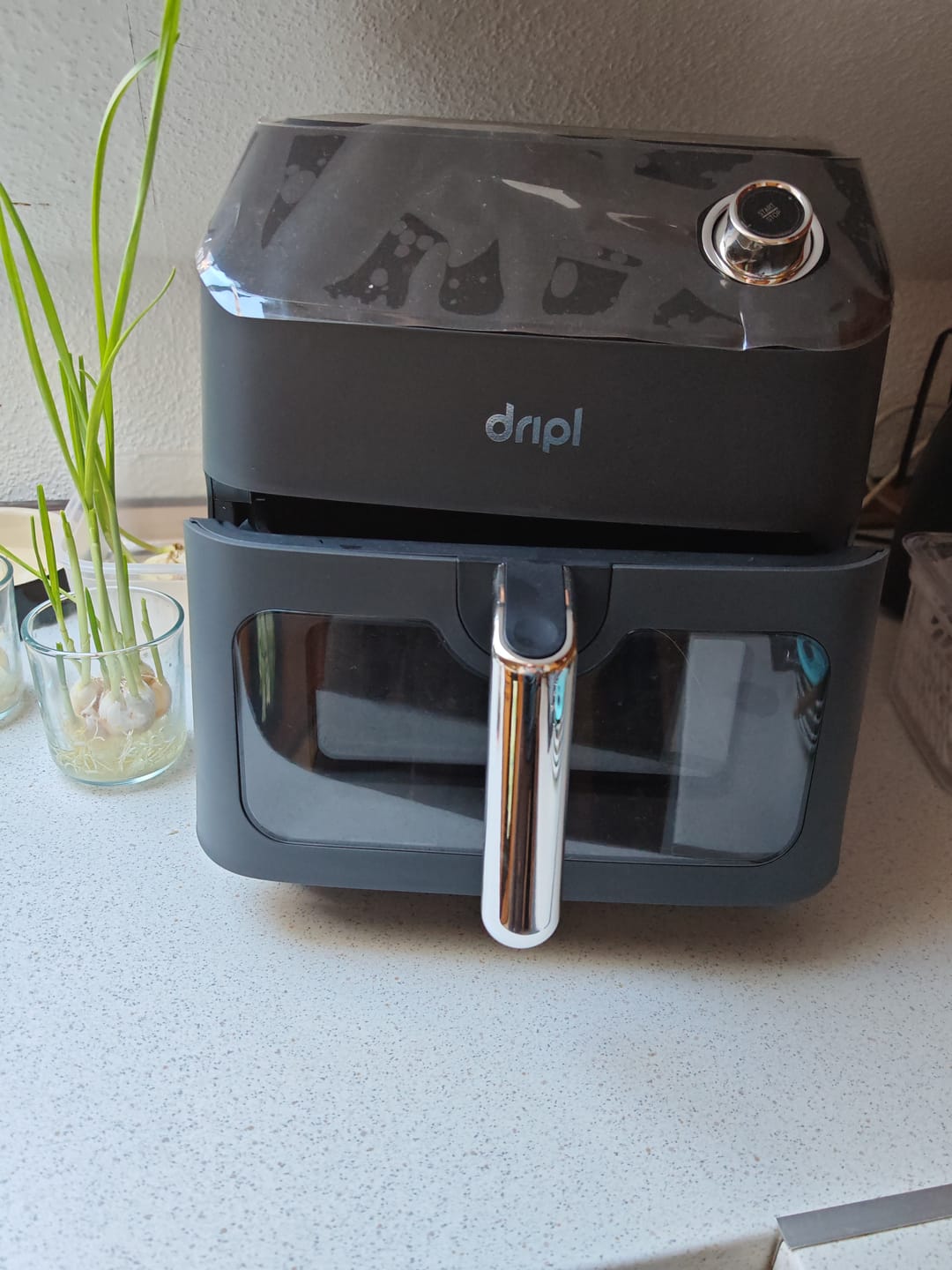 Customer photo review of Dripl Heißluftfritteuse 5,7L mit LCD Touchscreen