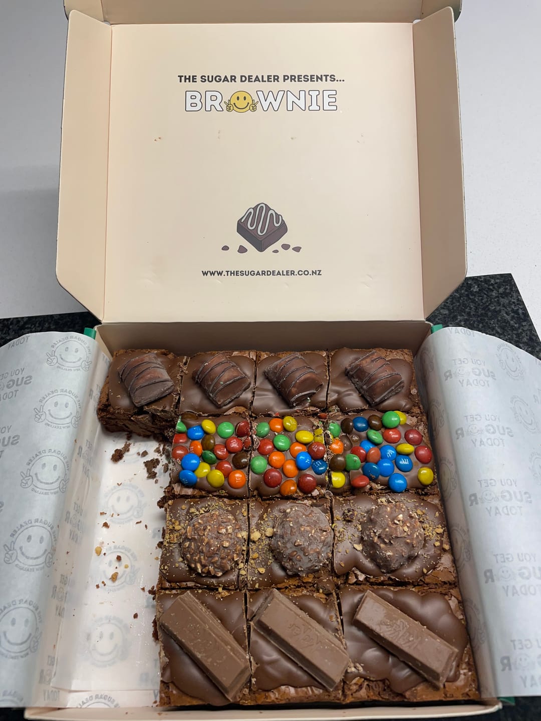 Customer photo review of Nutella brownie