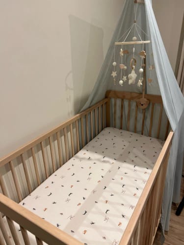 Customer photo review of Baby Wooden Comfort Crib Mobiles