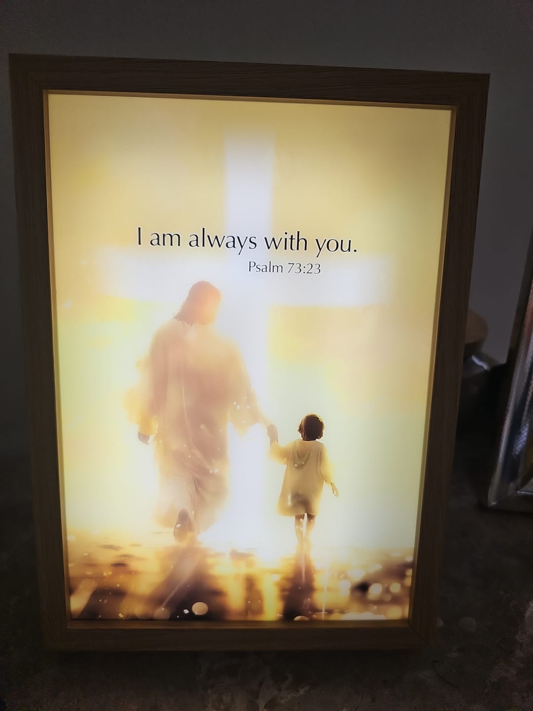 Customer photo review of The Jesus Lamp