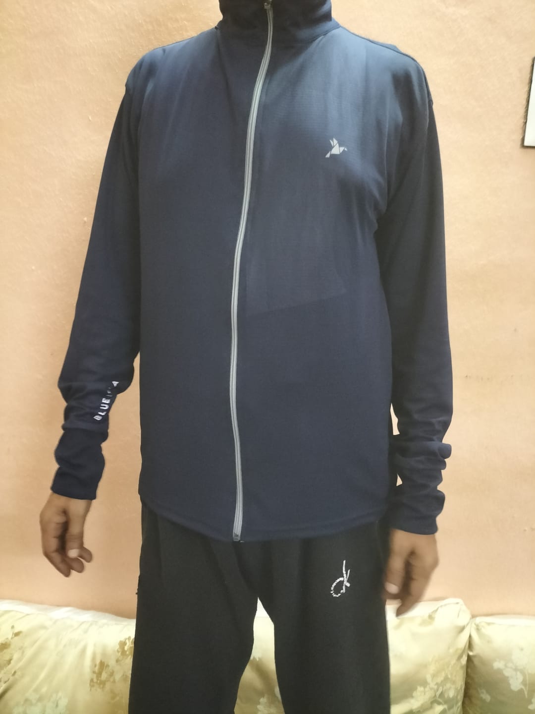 Customer photo review of Navy Blue - Sunblock Jacket
