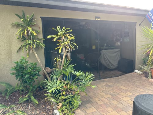 Customer photo review of Custom Magnetic Screen Door