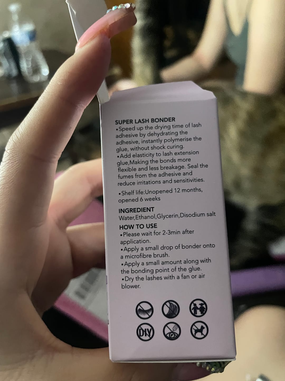 Customer photo review of Eyelash Primer 15ML