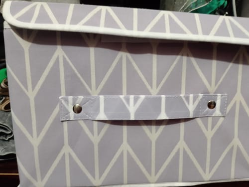 Customer photo review of Lilac Storage Box with Lid