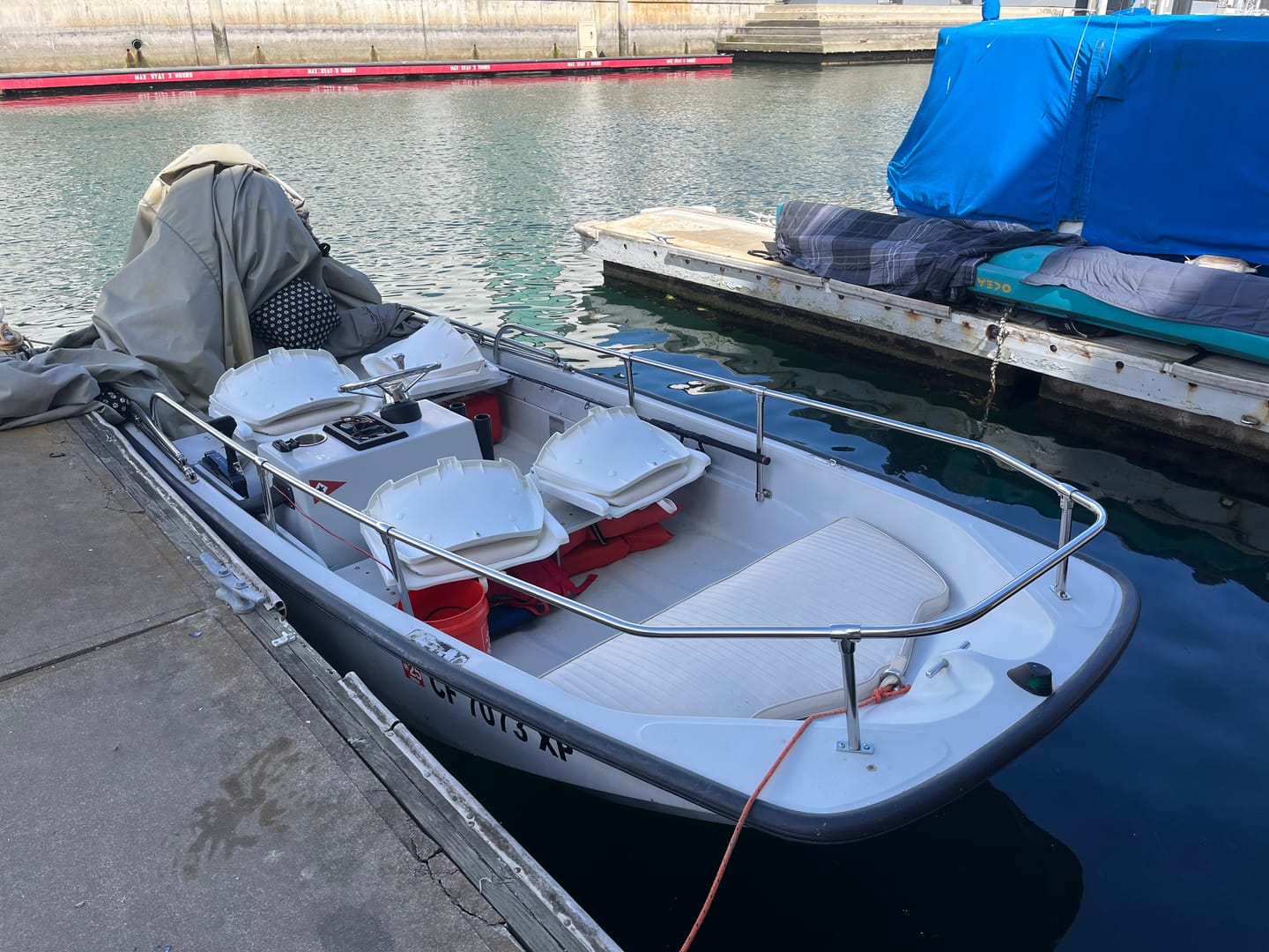 Customer photo review of Wrap Around Rail - Classic 13' Boston Whaler (OEM Style) For 1979-1999 Hulls