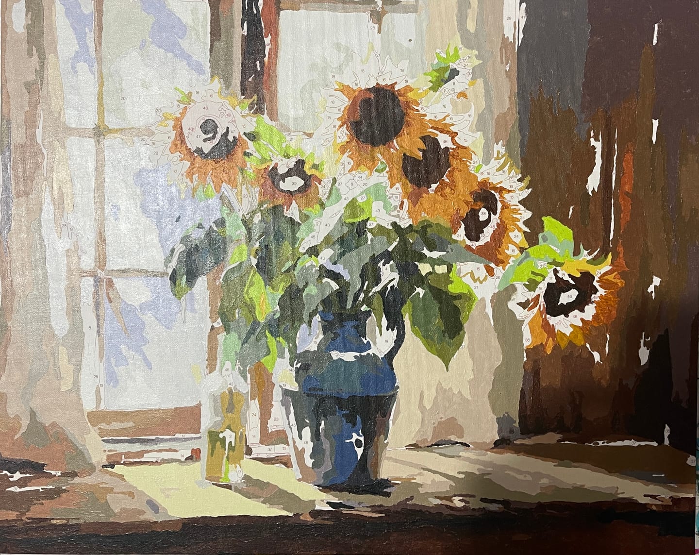 Customer photo review of Sunflowers Window Light