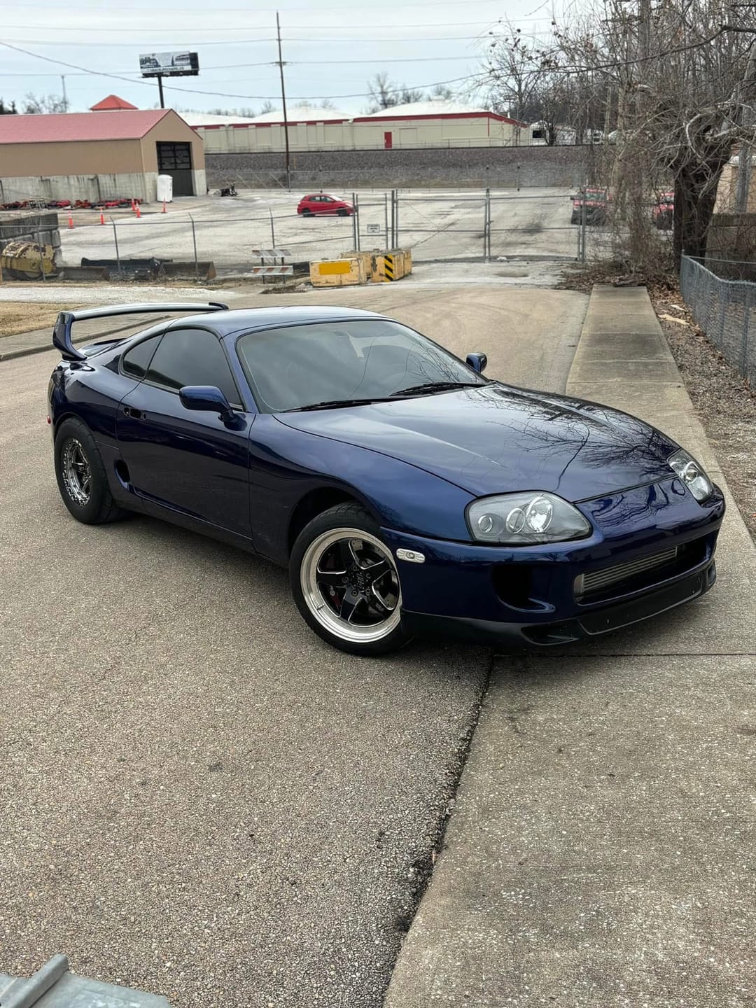 Customer photo review of Glossy Metallic Tanzanite Blue Vinyl Wrap