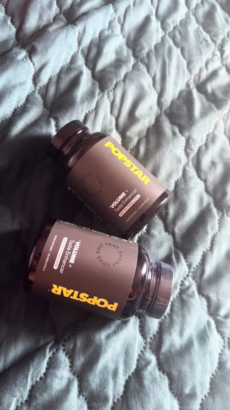 Customer photo review of Popstar Volume + Taste | 2 Month