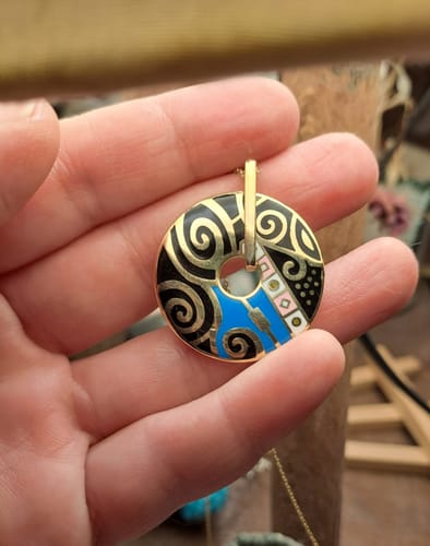 Customer photo review of Gustav Klimt Hayat Ağacı Kolye