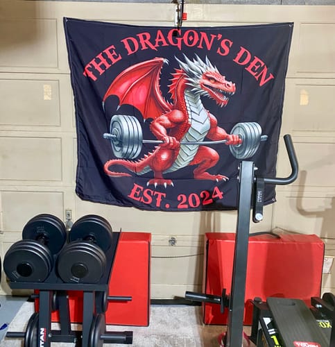 Customer photo review of Personalized Custom Wall Banner 10172