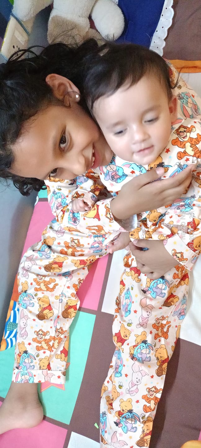 Customer photo review of Ted and Friends Night Suit