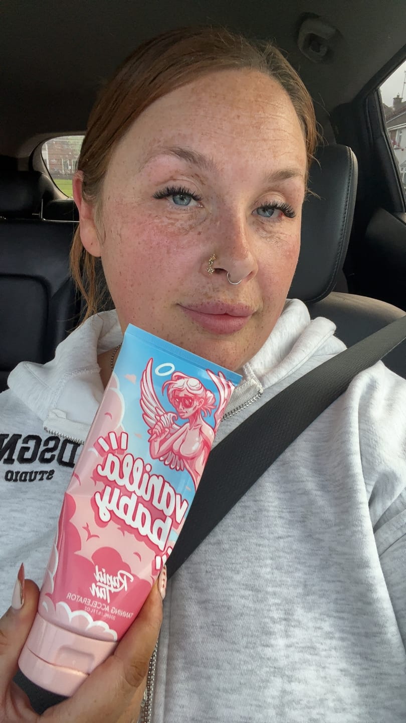 Customer photo review of **Pre Order** RAPID TAN - VANILLA BABY - ADVANCED TANNING ACCELERATOR