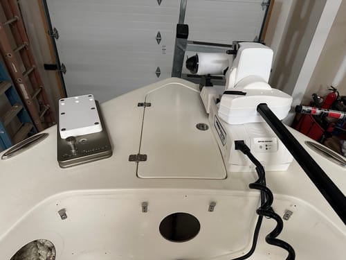 Customer photo review of Sea Swivel Trolling Motor Mount