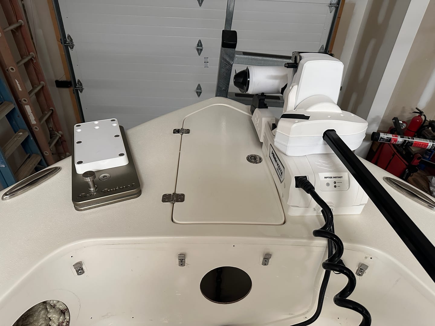 Customer photo review of Sea Swivel Trolling Motor Mount