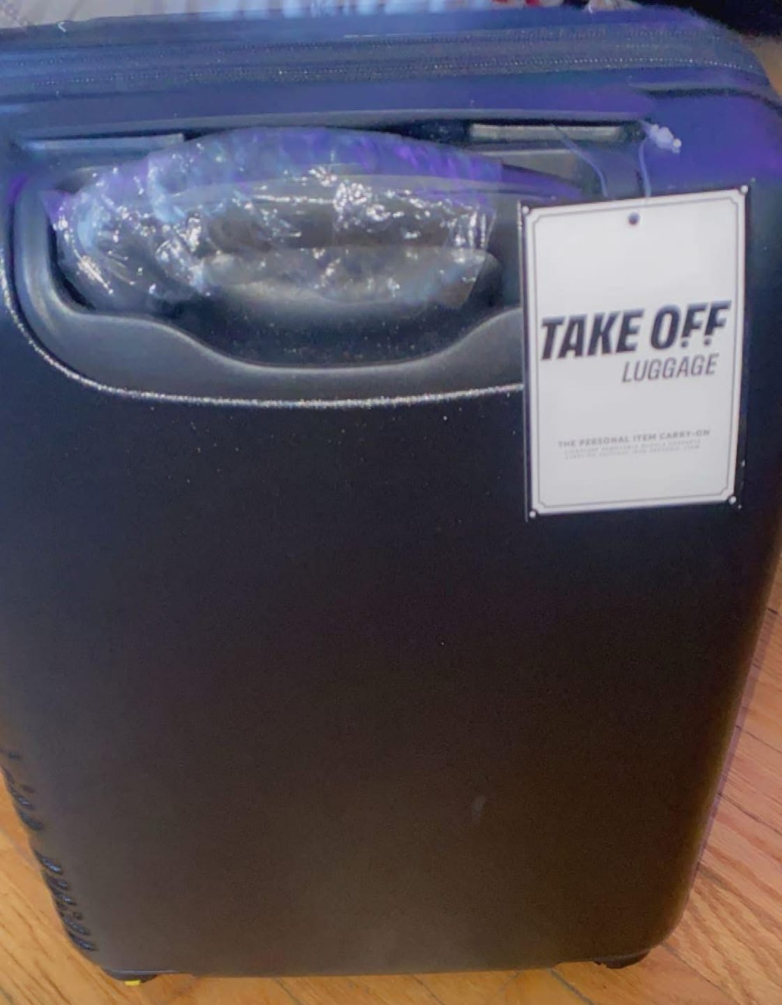 Customer photo review of Personal Item Suitcase 2.0 - EXPANDABLE