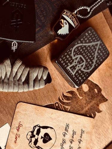 Customer photo review of The Kryptos Zippo By W.O.E.