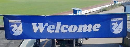 Customer photo review of Banner inkl. Druck