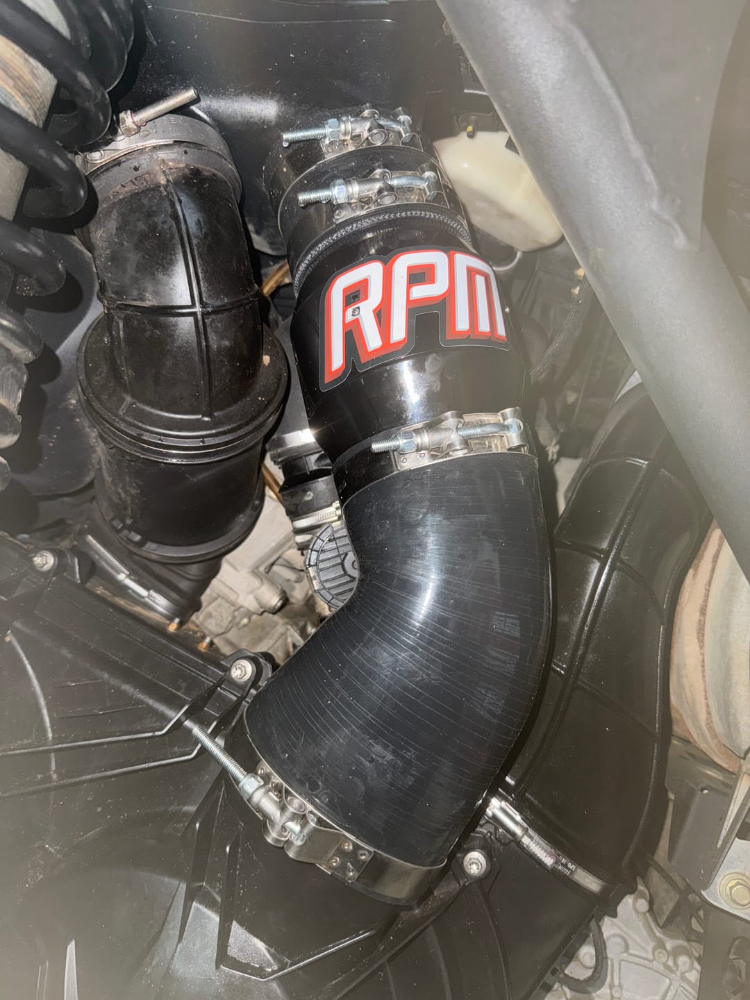 Customer photo review of RPM Can-Am Maverick X3 "ECF" Electric Clutch Blower Fan Kit - Lower Clutch / Belt Temperature