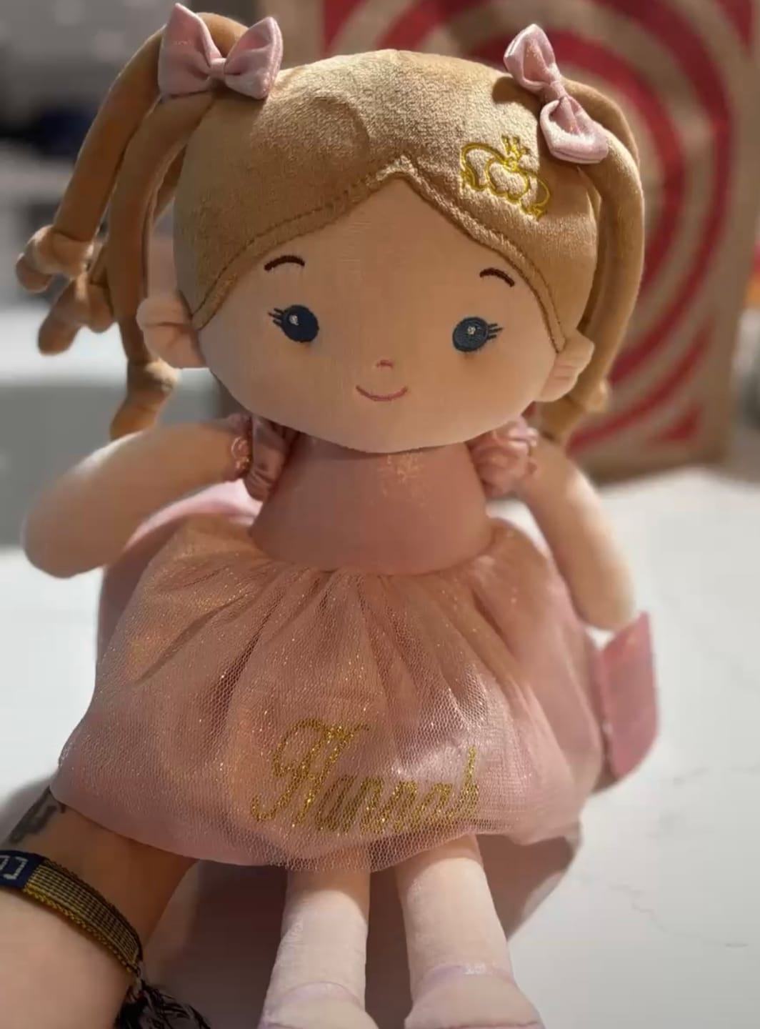 Customer photo review of Personalized Princess Coral