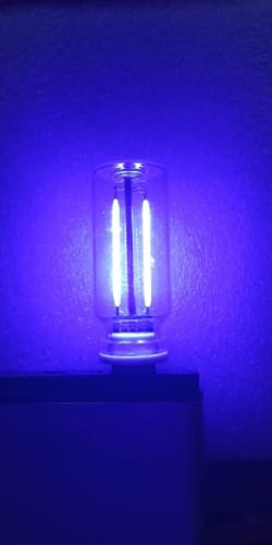 Customer photo review of USB LED Glass Bottle Colorful Ambient Night Light