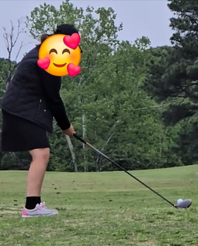 Customer photo review of SKŌNI Women's Golf Shoe - Grey/Pink