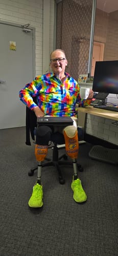 Customer photo review of Pixel Mens Half Button Workshirt