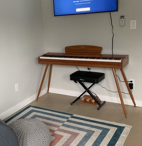 Customer photo review of Donner DDP-80 Upright Digital Piano