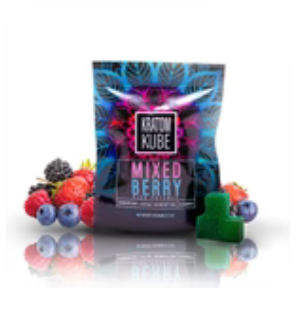 Customer photo review of Mixed Berry Kratom Kube - 50 MIT + 50mg Caffeine