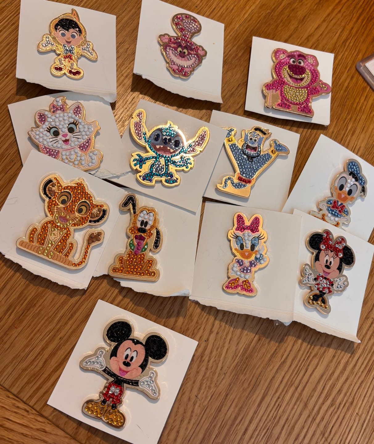 Customer photo review of Disney Crystal Art Pin Badge - Blind Bag
