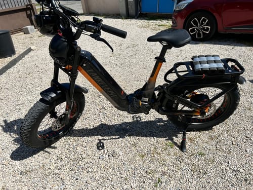 Customer photo review of Lankeleisi RX800 Plus 1000W 20" Fat Bike 960Wh Full Suspension Electric Bike 48V 20Ah Battery SUV E-Bike