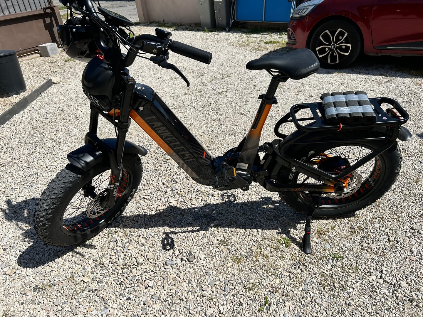 Customer photo review of Lankeleisi RX800 Plus 1000W 20" Fat Bike 960Wh Full Suspension Electric Bike 48V 20Ah Battery SUV E-Bike