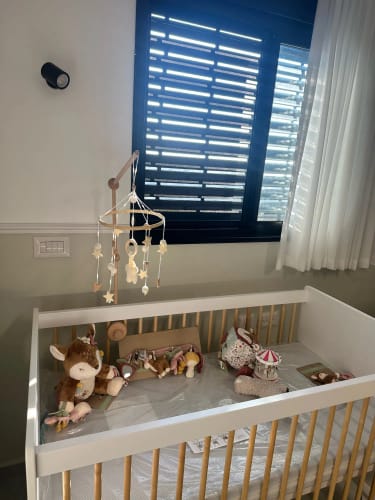 Customer photo review of Baby Wooden Comfort Crib Mobiles