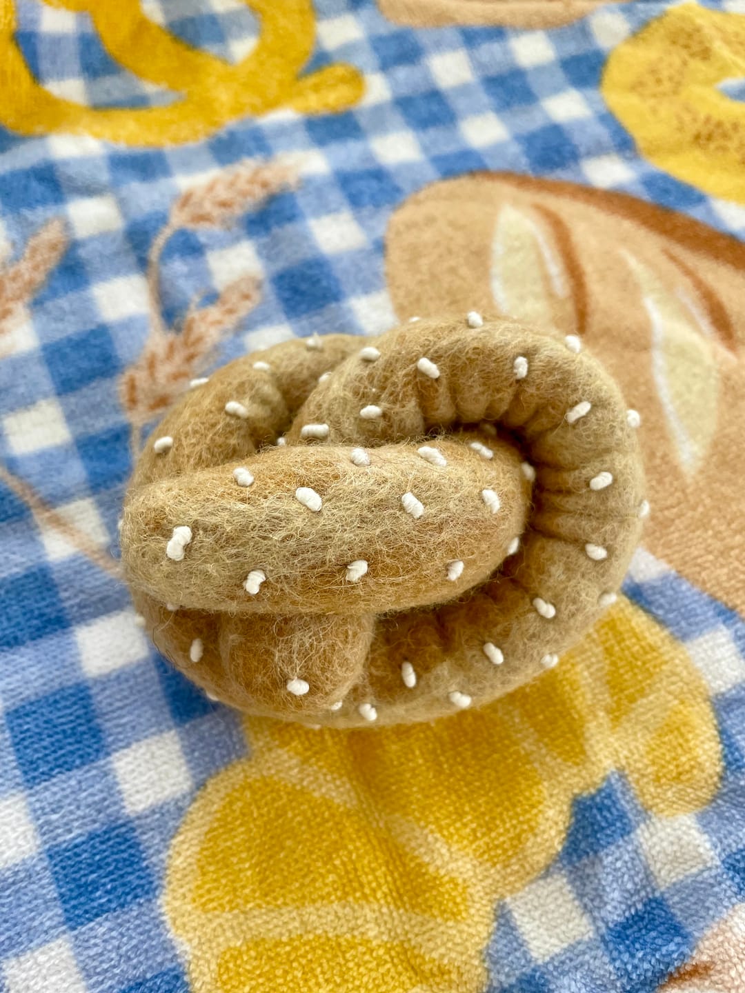 Customer photo review of Felt Soft Pretzel