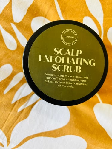 Customer photo review of Scalp Exfoliating Scrub (200ml)