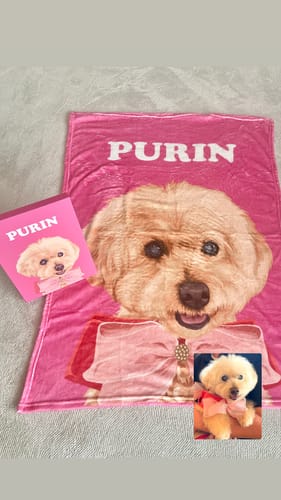 Customer photo review of Petcanvaオーダーメイド ペット似顔絵