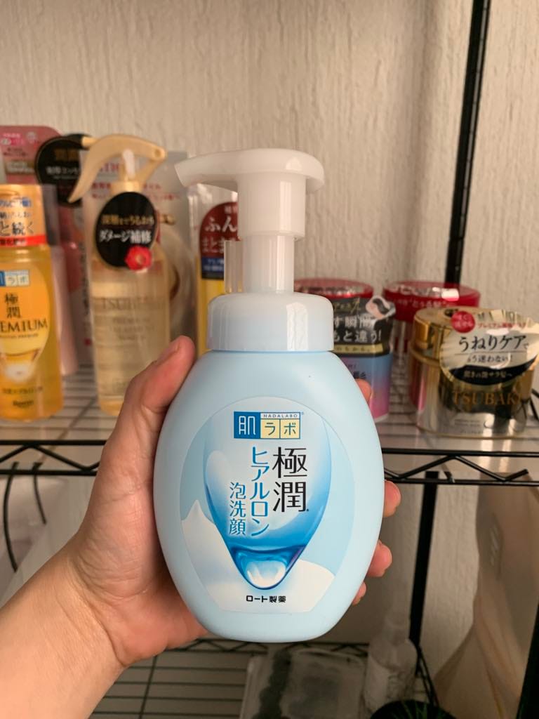 Customer photo review of Hada Labo Foam Facial Cleanser 160ml