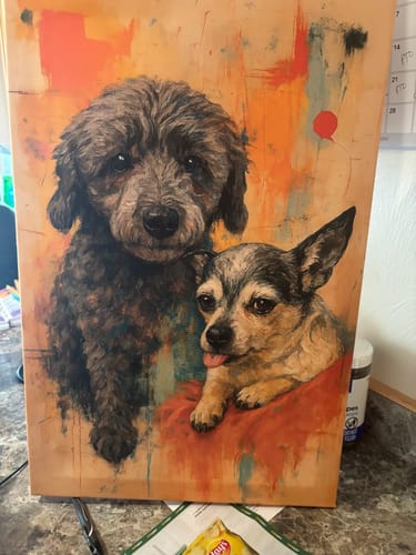 undefined review of Custom Pet Portrait - Abstract Style image 1 out of 1