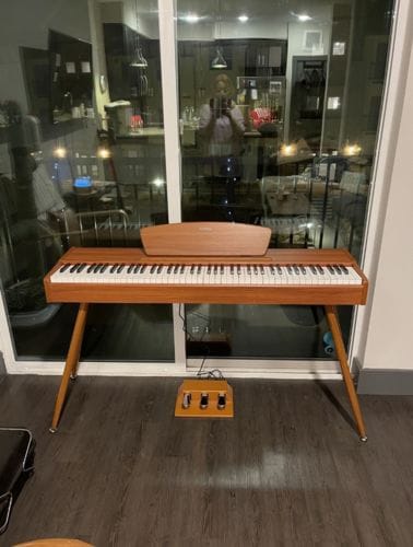 Customer photo review of Donner DDP-80 Upright Digital Piano