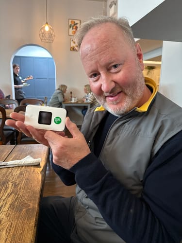 Customer photo review of Portable WiFi Ireland