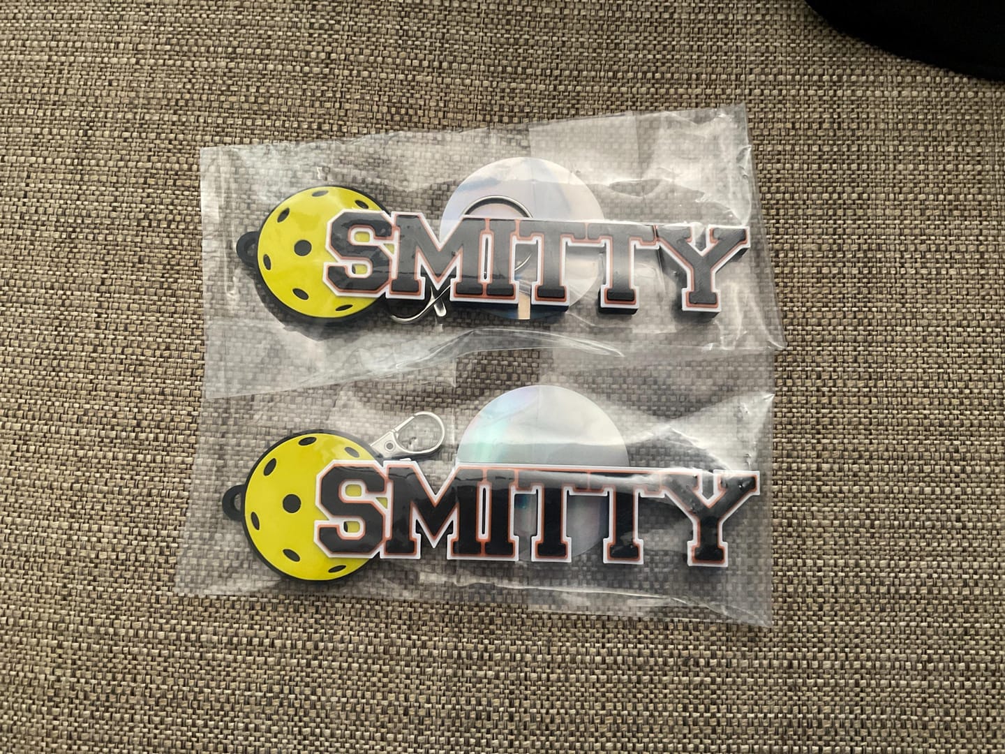 Customer photo review of Pickleball - Customized Pickleball Bag Tag with Name