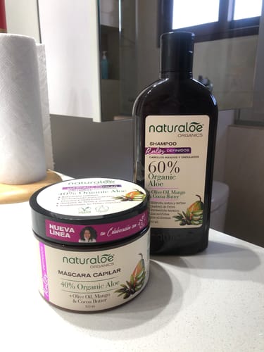 Customer photo review of Máscara Capilar Rulos Definidos 300ml