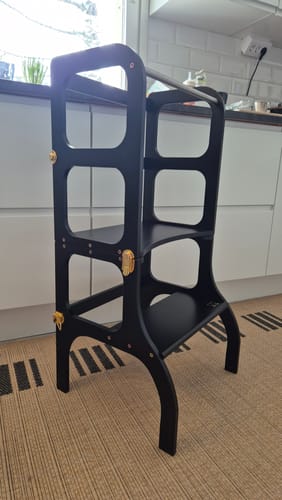 Customer photo review of STEP'n'SIT® • Helper Tower - Table • Convertible 2-in-1