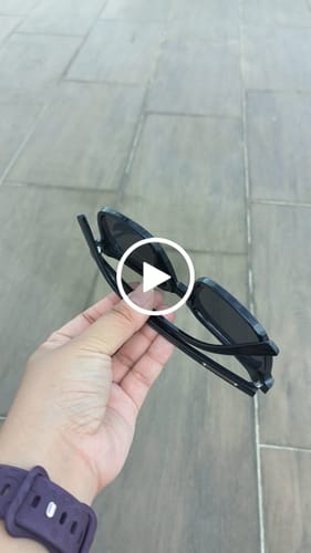 Customer video review of Cleo Square Framed Sunglasses