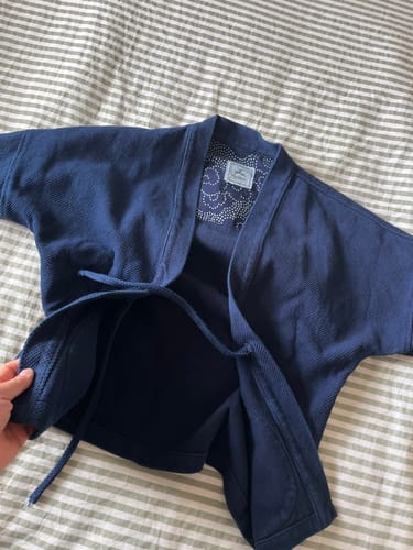 Customer photo review of Indigo Sashiko Kendo Jacket